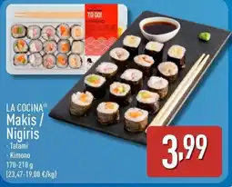 ALDI LA COCINA Makis/ Nigiris oferta