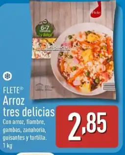 ALDI FLETE Arroz tres delicias oferta