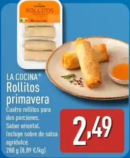 ALDI LA COCINA Rollitos primavera oferta