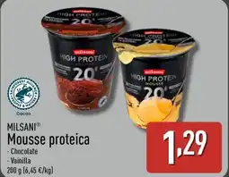 ALDI MILSANI Mousse proteica oferta