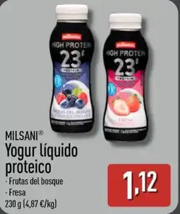 ALDI MILSANI Yogur líquido proteico oferta