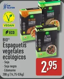 ALDI BIO Espaguetis vegetales ecológicos oferta