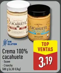 ALDI Crema 100% cacahuete oferta