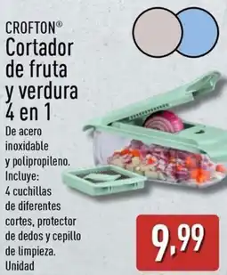 ALDI CROFTON Cortador de fruta y verdura 4 en 1 oferta