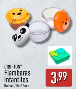 ALDI CROFTON Fiamberas infantiles oferta