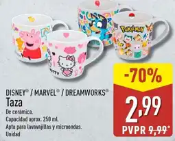 ALDI DISNEY/MARVEL / DREAMWORKS Taza oferta