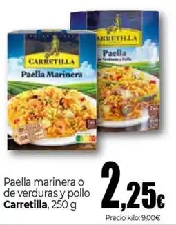 Unide Market CARRETILLA Paella marinera o de verduras y pollo oferta