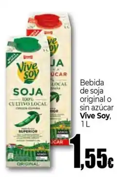 Unide Market VIVE SOY Bebida de soja original o sin azúcar oferta