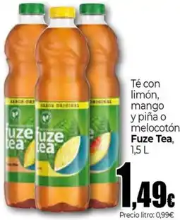 Unide Market FUZE TEA Té con limón, mango y piña o melocotón oferta