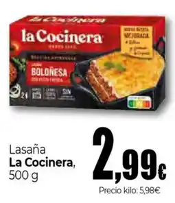 Unide Supermercados LA COCINERA Lasaña oferta