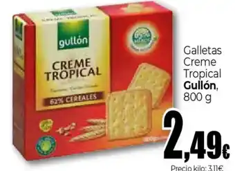Unide Supermercados GULLON Galletas Creme Tropical oferta