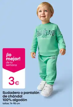 Pepco Sudadera o pantalón de chándal 100% algodón oferta