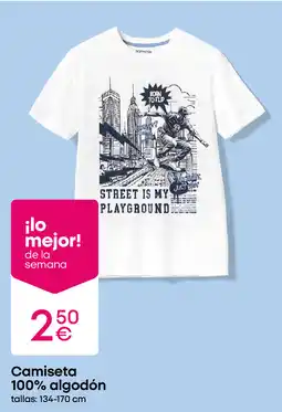 Pepco Camiseta 100% algodón oferta