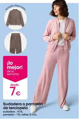 Pepco Sudadera o pantalón de terciopelo oferta