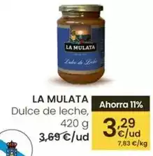 Eroski La mulata - dulce de leche oferta
