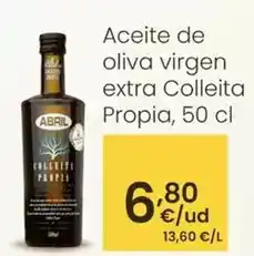Eroski Abril - aceite de oliva virgen extra colleita propia oferta