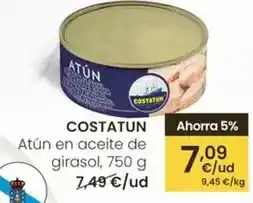 Eroski Costatun - atun en aceite de girasol oferta