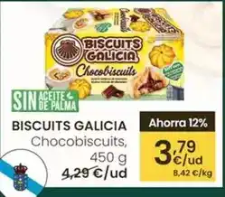 Eroski Biscuits galicia - chocobiscuits oferta