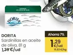 Eroski Dorita - sardinillas en aceite de oliva oferta