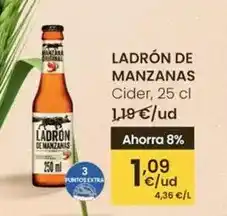Eroski Ladrón de manzanas - cider oferta