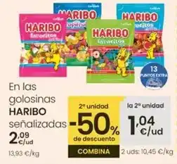 Eroski Haribo - en las golosinas senalizadas oferta