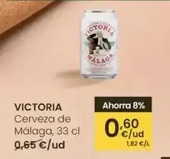 Eroski Victoria - cerveza de málaga oferta