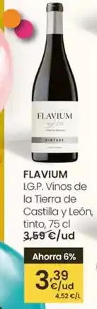 Eroski Flavium - i.g.p. vinos de la tierra de castilla y leon, tinto oferta
