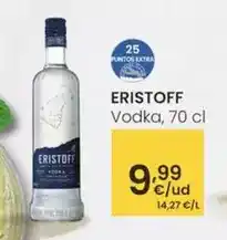 Eroski Eristoff - vodka oferta