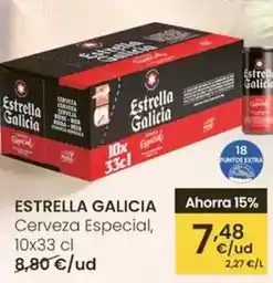 Eroski Estrella galicia - cerveza especial oferta