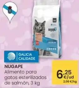 Eroski Nugape - alimento para gatos esterilizados de salmón oferta
