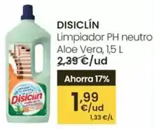 Eroski Disiclin - limpiador ph neutro aloe vera oferta