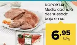 Autoservicios Familia Doportal - media cachola deshuesada baja en sal oferta