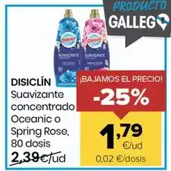 Autoservicios Familia Disiclin - suavizante concentrado oceanic o spring rose oferta