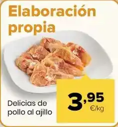 Autoservicios Familia Delicias de pollo al ajillo oferta