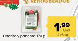 Autoservicios Familia El chico - chorizo y panceta oferta