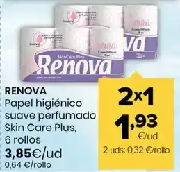 Autoservicios Familia Renova - papel higiénico suave perfumado skin care plus oferta