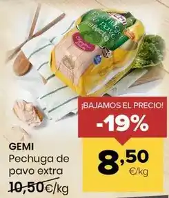 Autoservicios Familia Gemi - pechuga de pavo extra oferta