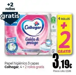 Unide Market COLHOGAR Papel higiénico 3 capas oferta