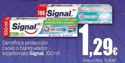 Unide Market SIGNAL Dentifrico protección caries o blanqueador bicarbonato oferta