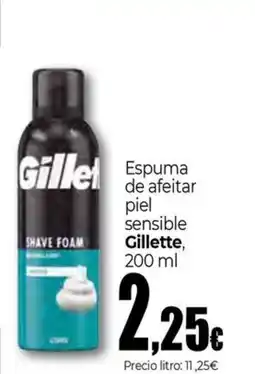 Unide Market GILLETTE Espuma de afeitar piel sensible oferta