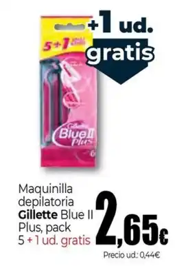 Unide Market GILLETTE Maquinilla depilatoria Blue II Plus oferta