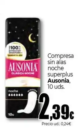 Unide Market AUSONIA Compresa sin alas noche superplus oferta