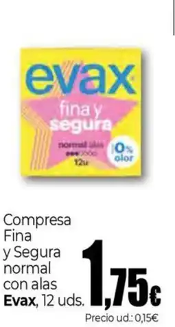 Unide Market EVAX Compresa Fina y Segura normal con alas oferta