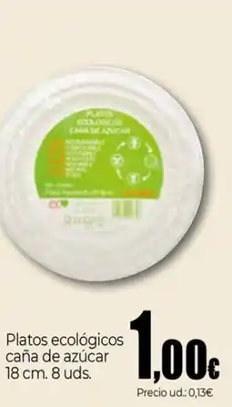 Unide Market Platos ecológicos caña de azúcar oferta