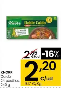 Aliprox KNORR Caldo 24 pastillas oferta