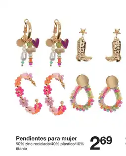 Zeeman Pendientes para mujer oferta