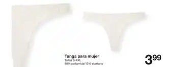 Zeeman Tanga para mujer oferta