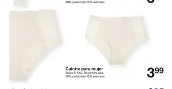 Zeeman Culotte para mujer oferta