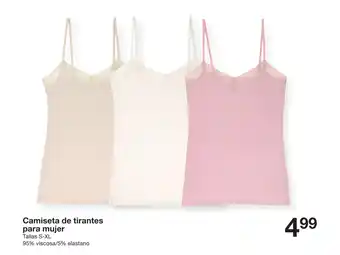Zeeman Camiseta de tirantes para mujer oferta