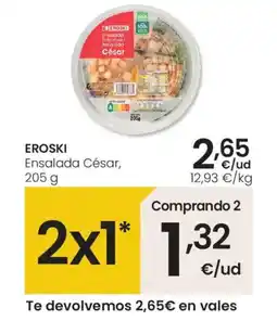 Eroski EROSKI Ensalada César oferta